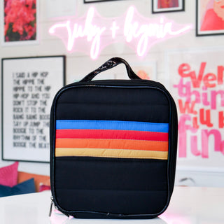 Retro Stripe Puffer Lunch Box