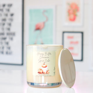 Honey Butter Cinnamon Spice Cake Soy Candle