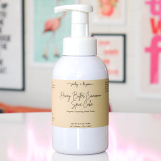 Honey Butter Cinnamon Spice Cake Organic Foaming Hand Soap
