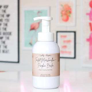 Toasted Marshmallow + Pumpkin Brulee Organic Foaming Hand Soap