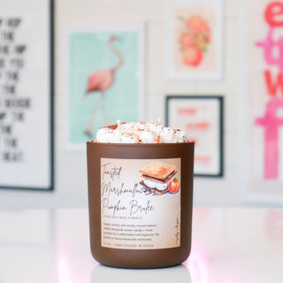 Toasted Marshmallow + Pumpkin Brulee Soy Candle