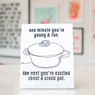 Crockpot Card + Envelope