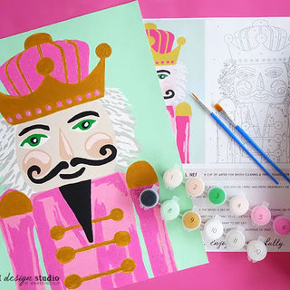 Pink Nutcracker Paint By Number