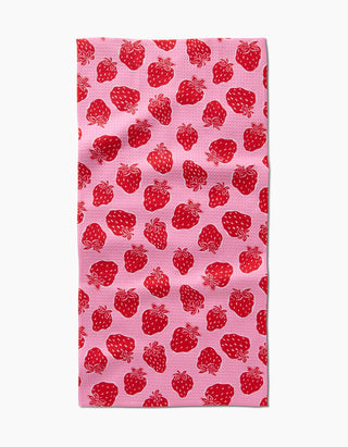 Strawberry Fields Geometry Tea Towel