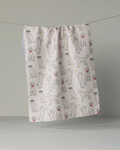 Doodle Daze Geometry Tea Towel