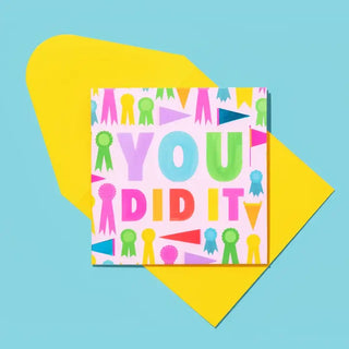You Did It Card + Envelope