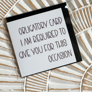 Obligatory Mini Card + Envelope