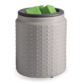 Flip Dish Grey Hobnail Candle Warmer