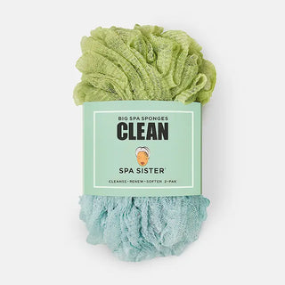 Green/Marine Mist Clean Big Spa Pouf