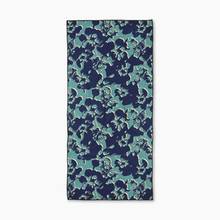Hibiscus Bloom Geometry Beach Towel