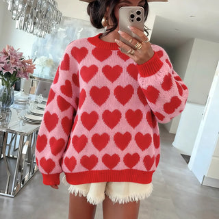 Slouchy Valentines Sweater
