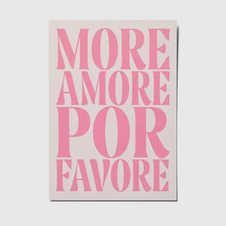 More amore por favore Postcard
