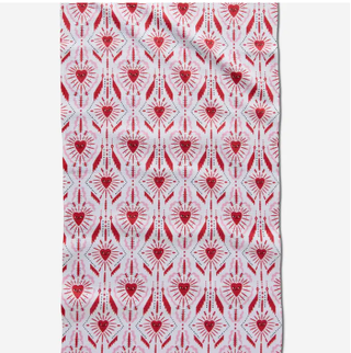 Ray of Love Geometry Tea Towel