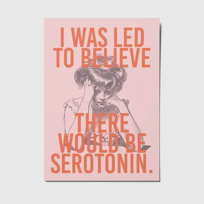 Serotonin Postcard