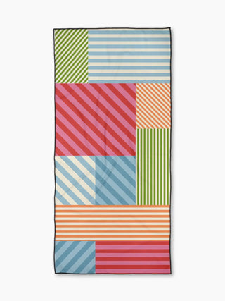 Summer Blast Geometry Beach Towel