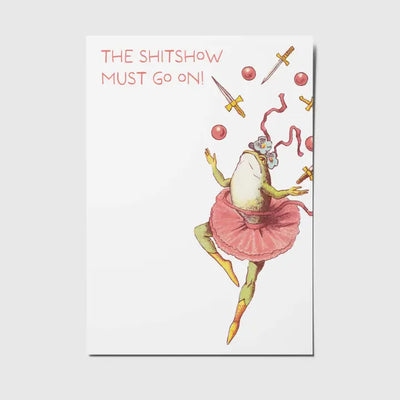 Shit happens Postcard