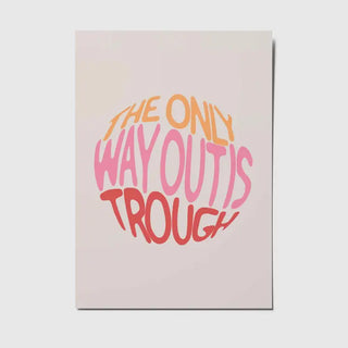 The Only Way Postcard